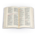 Biblia "z rybką" (opr. miękka, szara) z kolorową wkładką