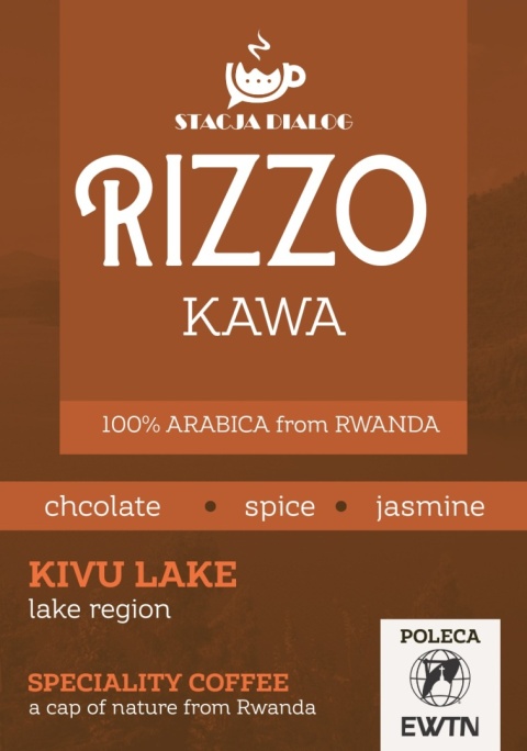 RIZZO KIVU LAKE; Kawa Ziarnista 0,25 kg; Specility; Rwanda